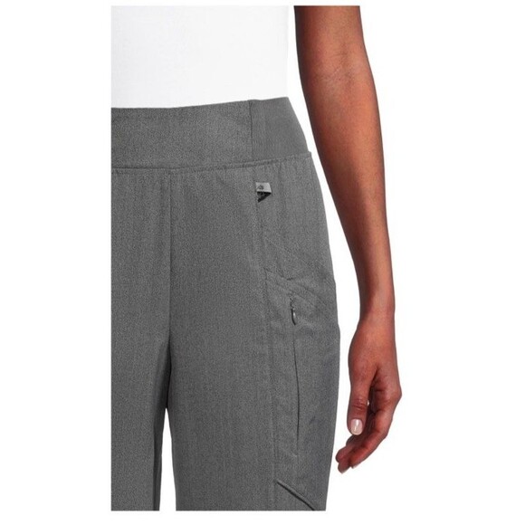 ClimateRight by Cuddl Duds Women's Plus Scrub 7 Pocket Joggers- 2XL- Grey - Picture 2 of 5